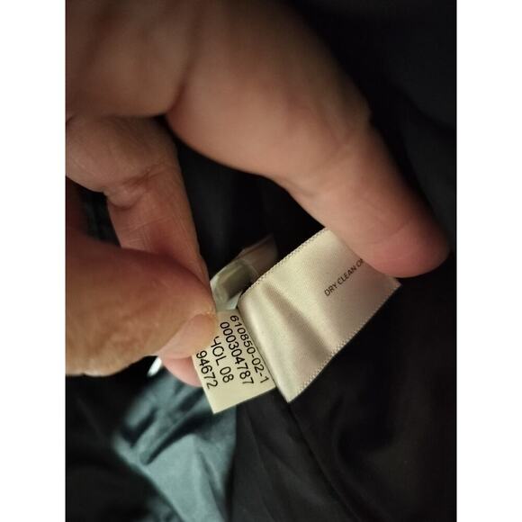 3242) Old Navy Red Double Breast Wool Blend Long Sleeve Jacket Coat Medium - Picture 8 of 8